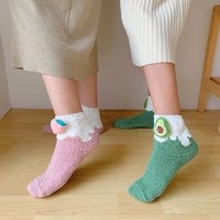 Sweet fruits fleece socks - Thumbnail 3