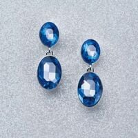 Ocean Blue Mirage Necklace and Earring Set - FINAL SALE - Thumbnail 2