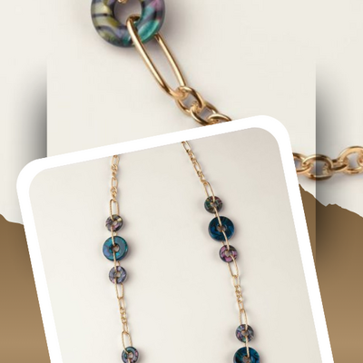 Luminous tides link necklace - final sale - Thumbnail 3