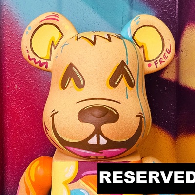 Custom bearbrick 400% by topo "solar drive" - Thumbnail 1