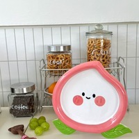 Sweet Peach Shaped Plate - Thumbnail 1