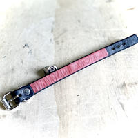 1-row medium dome studs lil’ d-ring wristband - Thumbnail 6