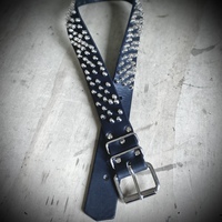 1.75" or 2" wide Chaotic Short British Studded Belt - Thumbnail 4