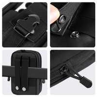 Hiking Belt Waist Bag Outdoor Sport Motorcycle Bag 7.0 inch Phone Pouch - Thumbnail 3