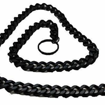 Men biker black metal wallet chain jeans heavy duty keychain comfortable hook