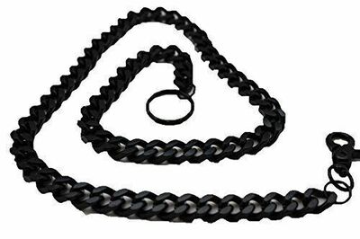 Men Biker Black Metal Wallet Chain Jeans Heavy Duty Keychain Comfortable Hook