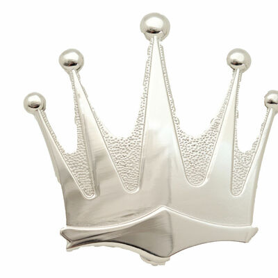 Men women silver colormetal belt buckle cowboy western fashion king crown street
