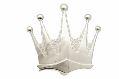 Men Women Silver ColorMetal Belt Buckle Cowboy Western Fashion King Crown Street