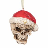 Santa Skull Christmas Xmas Halloween Horror Gothic Ornament - Thumbnail 9