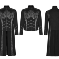  MEN BLACK CYBER HANDSOME JACKET - Thumbnail 6