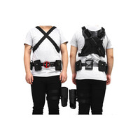 DP Cosplay Belt with Pockets Pouches Bag New Movie Version Wade Leather Waist Belt Halloween Costume Props - Thumbnail 5
