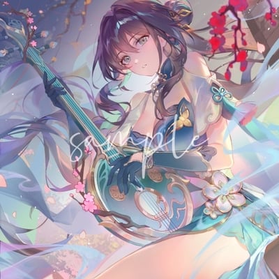 Ruan mei - honkai star rail (signed print)