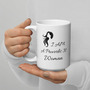 "I Am a Proverbs 31 Woman" White glossy mug - Silhouette Design-3
