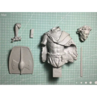 1/12 BUST Resin Model Kit Gaulish Celtic Warriors Barbarians Unpainted - Thumbnail 2