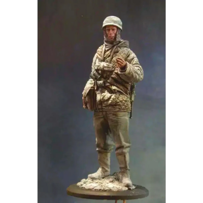 1/16 120mm Resin Model Kit German Soldier Paratrooper WW2 Unpainted