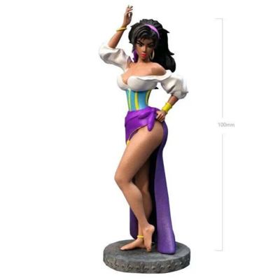 1/18 100mm 3d print model kit modern beautiful girl woman dancer unpainted