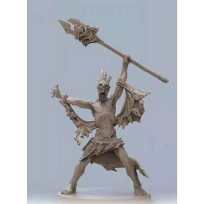 1/22 85mm Resin Model Kit Warrior Orc Shaman Unpainted