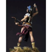 1/24 75mm Resin Plastic Amazon Nudes Beautiful Girl Archer Unpainted - Thumbnail 2