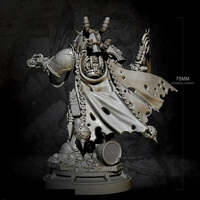 1/24 75mm Resin Model Kit Warrior Ravager Hunter Post Apocalypse Unpainted - Thumbnail 4