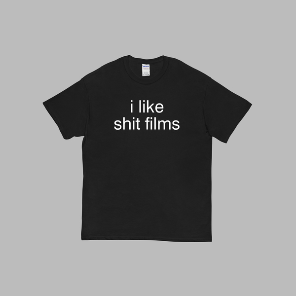 I Like Shxt Films T Shirt in Black