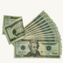 Fake Money 350 Pieces X $20 Double sided  prop dollar ,Full print  replica bills for movie,video,gift,play game-2
