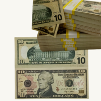 Prop Money 175 Pieces X $20+ $10 +$5 High-Quality Fake bills for Photography and Entertainment Double sided - Thumbnail 2