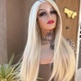 Blonde 613 Synthetic Lace Front Wig -2