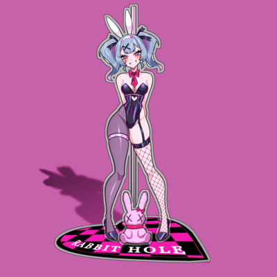 Rabbit hole miku standee