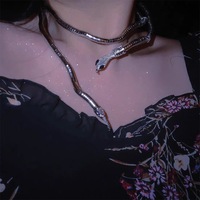 Unique Snake Necklace For Men Women - Thumbnail 2