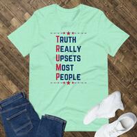 President Trump 2024 Tee - Truth Really Upsets Most People Shirt - Trump Jersey Short Sleeve Tshirt - Republican Shirt Gift - 'Merica Shirts - Thumbnail 4