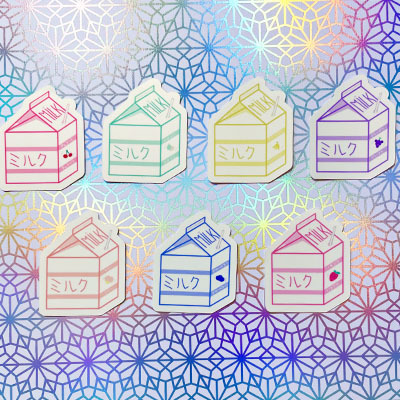 Milk stickers