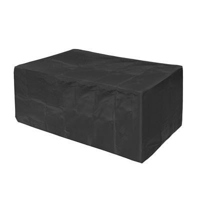 210D Waterproof Outdoor Furniture Cover Windproof Dustproof Patio Furniture Protector Oxford Cloth Garden-Black