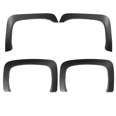 4pcs wheel rivet fender flares pocket style for 07-13 chevy silverado 1500 2500hd/3500hd