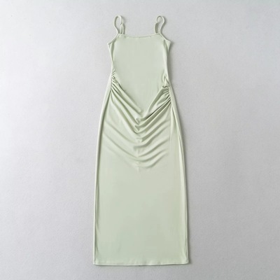 Sexy hollow back casual suspender dress - Thumbnail 4