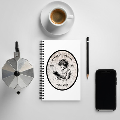 Bennett Sisters Book Club Spiral notebook