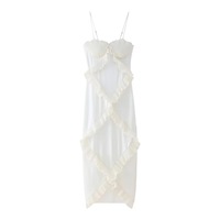 Lace chest-packed suspender skirt - Thumbnail 2