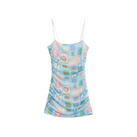 Cute cartoon print slim sexy hip skirt - Thumbnail 2