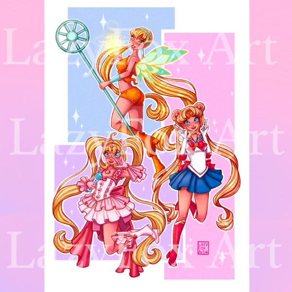 Girlhood - Magical Girls print