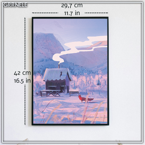 A3 (297x420mm/11.7x16.5in) Poster