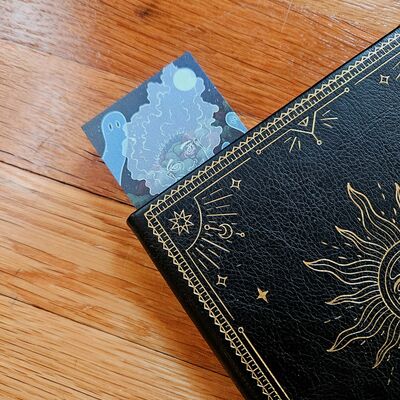 Ghost graveyard bookmark