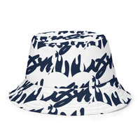 Nyvi Love Blue and White Bucket Hat copy - Thumbnail 7