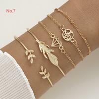 Fashion Stackable Link Bracelet Pack Stack Gifts for Women - Thumbnail 8