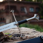 Anduril Viking Sword Stainless Steel Replica, Handmade Aragorn Sword, Medieval Steel Weapon, Fantasy Sword Collectible, Viking Longsword.-1