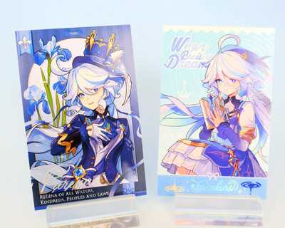 Genshin Impact - Furina Photocard - Set of 2 - Hydro Archon Print Feat. Original Art!