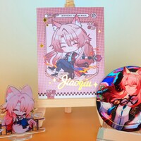 Honkai: Star Rail - Jiaoqiu fan gift 3 item set - Photocard/Standee/Badge - Perfect for Jiaoqiu fans! - Thumbnail 1