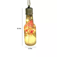 Home Decoration Christmas Decor Hanging Bottle Light Christmas Lamp Decorations Christmas Tree Bulb 13x4.5cm Light - Thumbnail 1