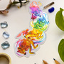 Swirling Wolves - Jumbo Holo Sticker-2