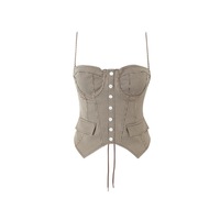 Cross-Back Cutout Camisole - Thumbnail 2