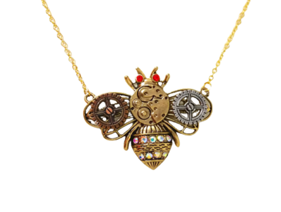 Steampunk Bee Necklace