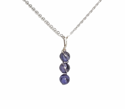 Purple Charoite Bead Necklace